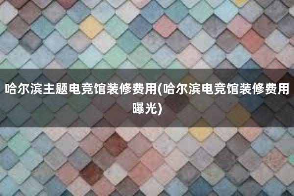 哈尔滨主题电竞馆装修费用(哈尔滨电竞馆装修费用曝光)