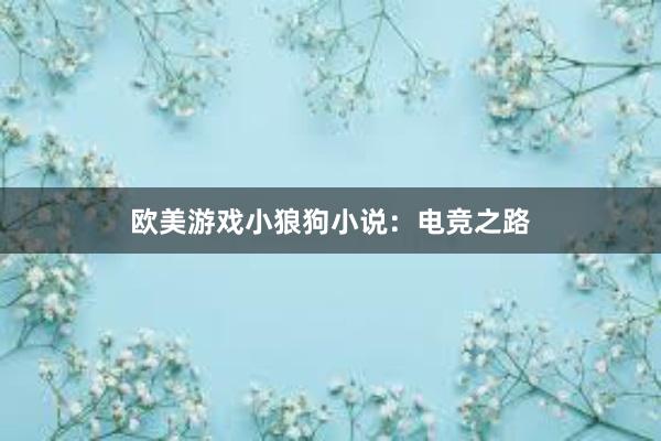 欧美游戏小狼狗小说：电竞之路