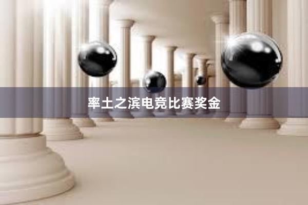 率土之滨电竞比赛奖金